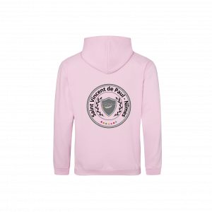 Sweat à capuche Rose