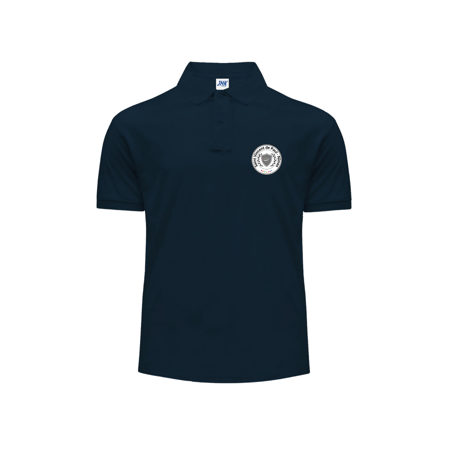 Polo bleu marine – Manches courtes