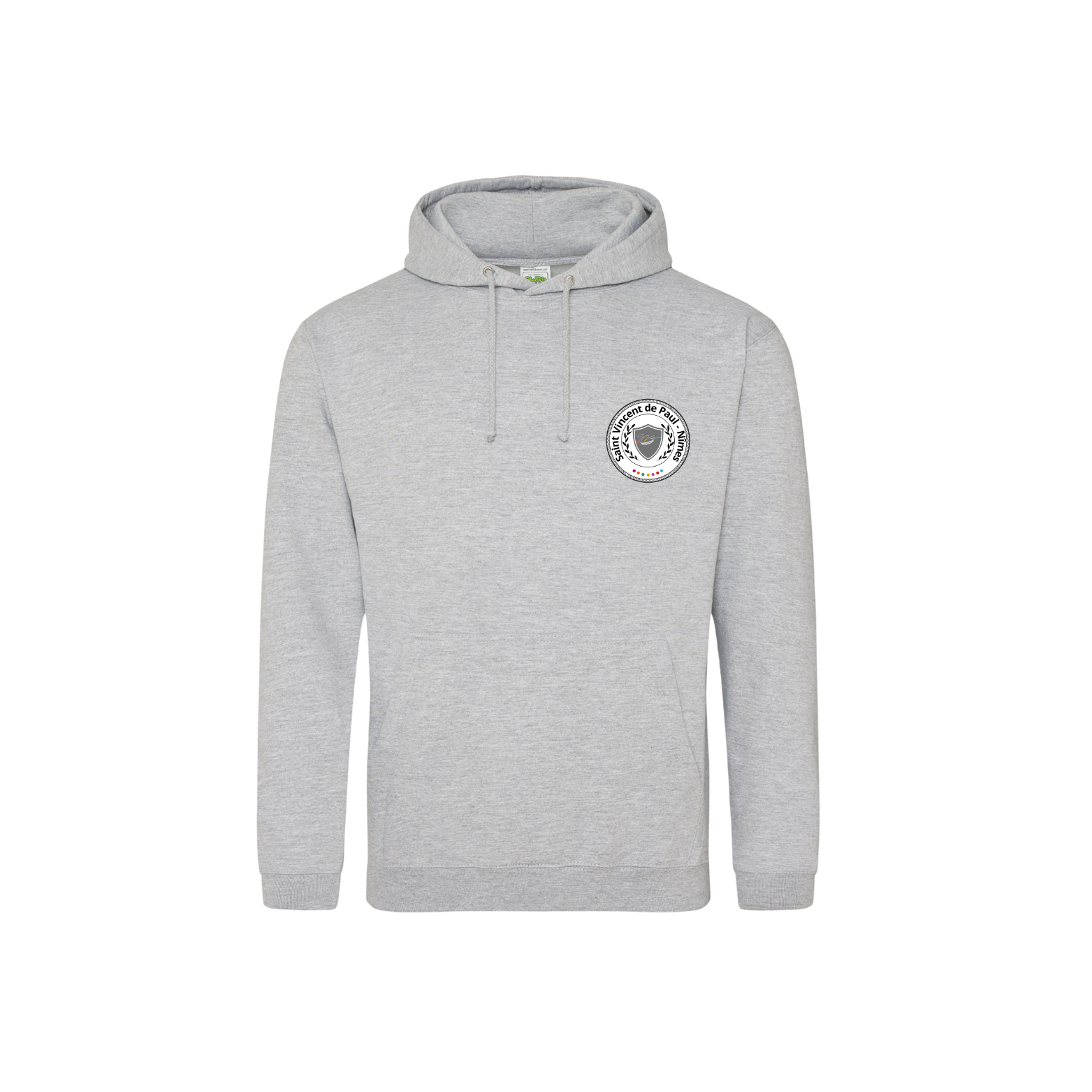 Sweat à capuche gris – Image 2