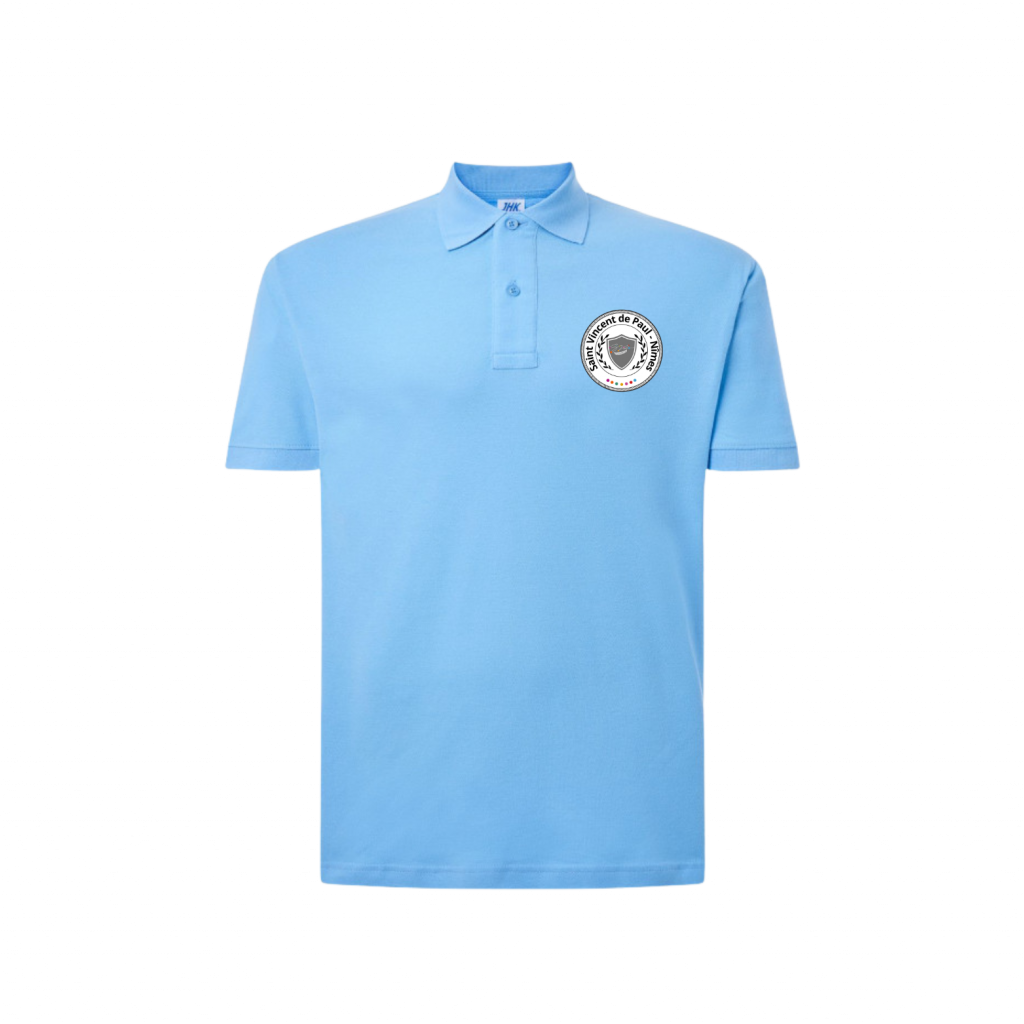 Polo skyblue – Manches courtes